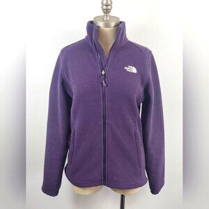 The North Face Women's Classic Plum Long Sleeve Warm Fleece Zip Jacket, sz SM